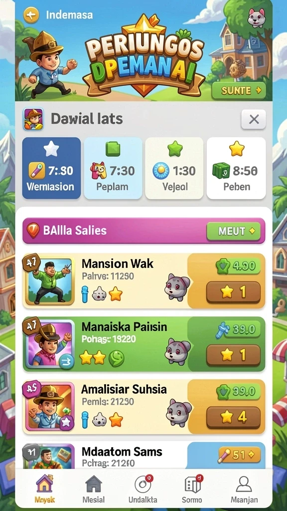 f08 - Karakter kustomisasi yang menarik.